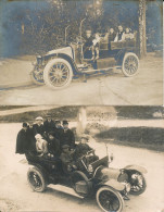 2 Cartes Photos Automobiles Années 1900 - 1910 - Bus & Autocars