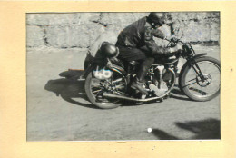 141123 - PHOTO 26 MAI 1949 SPORT MOTO - 3e CIRCUIT INTERNATIONAL DE TARARE - SIDE CAR Maille Norton  - Sport Moto