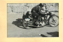 141123 - PHOTO 26 MAI 1949 SPORT MOTO - 3e CIRCUIT INTERNATIONAL DE TARARE - SIDE CAR Maille Norton  - Motociclismo