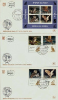 ISRAEL 1987 FDC YEAR SET WITH S/SHEETS - SEE 5 SCANS - Cartas & Documentos