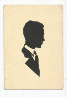 Photographie Jeune Homme Découpis Jeu D'ombre  Collé Sur Support Papier 10x7 Cm Env - Anonyme Personen