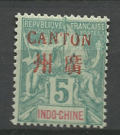 CANTON N° 4 NEUF* TRACE DE  CHARNIERE / Hinge / MH / Signé CALVES - Unused Stamps