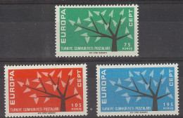 Europa 1962. Turkiye Mi 1842-44 (**) - 1962