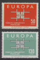 Europa 1963. Turkiye Mi 1888-89 (**) - 1963