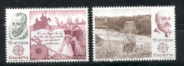 Spain. Europa 83 Quijote Y Niagara Ed 2703-04 (**) - 1983