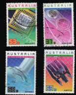 1987 Technology Michel AU 1051 - 1054 Stamp Number AU 1036 - 1039 Yvert Et Tellier AU 1022 - 1025 Used - Oblitérés