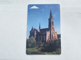 BELARUS-(BY-BLT-147b)-Postavy-Church-(126)(GOLD CHIP)(121747)(tirage-303.000)used Card+1card Prepiad Free - Belarús