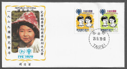 TAIWAN FDC COVER - 1979 International Year Of The Child SET FDC (FDC79#05) - Briefe U. Dokumente