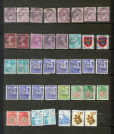 T - 120 -Préoblitérés - 39 Timbres Ayant Voyagés - Other & Unclassified