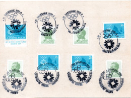 Yugoslavia, Winter Olympic Games Sarajevo 1984, Special Cancels Used On February 4 - 19_M - Inverno1984: Sarajevo