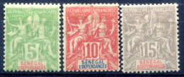 Sénégal      21/23 * - Unused Stamps