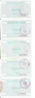 BOSNIE HERZEGOVINE 5000 DINARA ND1992 VF P 51 ( 5 Billets ) - Bosnie-Herzegovine