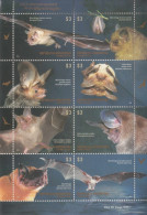 2012 Argentina Bats Miniature Sheet Of 8 MNH - Unused Stamps