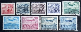 TCHECOSLOVAQUIE                       P.A 19/27                          NEUF Et  OBLITERE - Airmail