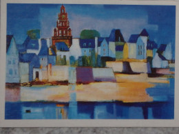 Petit Calendrier Poche 1987 Peinture Duret Roscoff Finistère - Fleuriste Nantes Loire Atlantique - Petit Format : 1981-90