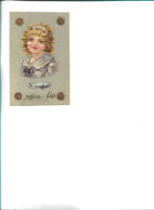 CPA 2,80 Euros- 1er Avril -(7) -Poisson-  Ajoutis Fillette Celluloid Portrait - April Fool's Day