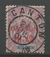 CANTON  N° 16 OBL / Used / Signé BRUN - Usados