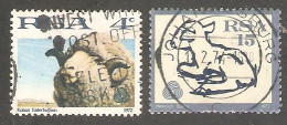 South Africa - Scott 371-372 - Used Stamps