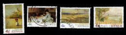 1989 Paintings  Michel AU 1161 - 1164 Stamp Number AU 1149  - 1152 Yvert Et Tellier AU 1124  - 1127 Used - Oblitérés