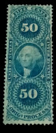 US Revenue Stamps, Sc.R60c VF, 1862-71, 50c, ORIGINAL Process, MNH - Fiscaux