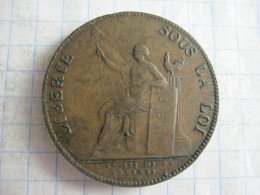 France 2 Sols 1791 Monneron - 1791-1792 Costituzione 