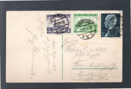 Poland 1938 Old Illustrated Postcard Bydgoszcz (light Folded) Used With Stamps - Cartas & Documentos