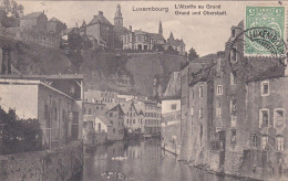 Luxembourg---LUXEMBOURG -- 1912 --L'Alzette Au Grund ....................timbre.....cachet............à Saisir - Luxemburg - Stadt