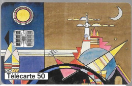 CARTE-PUCE-PRIVEE-PUBLIC-50U-EN1688-SC7-11/97-SCHLUM-1998 KANDINSKY-V°DN° C7B017520-Neuve-TBE - 50 Unidades