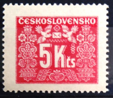 TCHECOSLOVAQUIE                       N°  77                       NEUF** - Postage Due