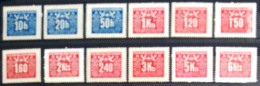 TCHECOSLOVAQUIE                       N°  67/78                       NEUF** Et NEUF* - Timbres-taxe