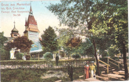 Berlin KÖPENICK Gruss Aus Marienlust Müggelturm Müggelberge Color Belebt 12.8.1908 Gelaufen - Koepenick