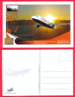 BHUTAN Drukair Airplane 2000s DrukAir Corporation Picture Postcard A BHOUTAN - Bhutan