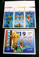 Egypt 2019, Complete SET & S/S Of The CAF African Nations Cup - MNH - Nuovi