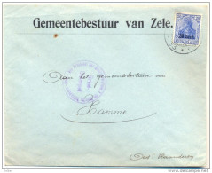 Nx380 : N° 31:  GEMEENTEBESTUUR Van ZELE > Gemeentebestuur Van Hamme : Open Omslag16 3-V 16 > Londres... - OC26/37 Etappengebiet