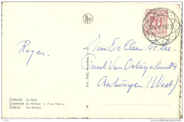 _ik207: N0831: Diamantstempel:1953: / Oostende De Mailboot " Prins Albert" > Antwerpen...rad - 1951-1975 Heraldischer Löwe (Lion Héraldique)