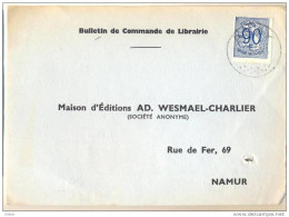 1p458: Drukwerkkaart  Verstuurd: N° 858: AMAY  1952 >Namur.. - 1951-1975 Heraldieke Leeuw