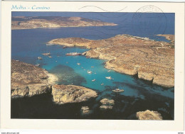 8Eb-579: COMINO Aerial Vieuw Of Cominino : De Postzegel Is Niet Afgestempeld - Malte