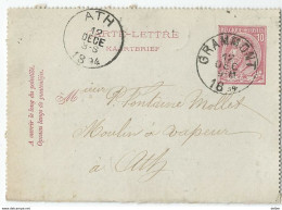 9Dp-457: GRAMMONT Op 10ct > ATH - Enveloppes-lettres