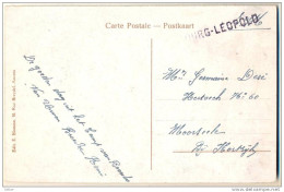 _2n496: S.M. Met Griffe: BOURG-LEOPOLD : / Pk:  Beverloo- Gemeentehuis... > Moorseele Bij Kortrijk - Fortune Cancels (1919)