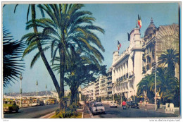 _Np155: NICE La Promenade Des Anglais... Auto's: VW   -  Vespa  -  Renauld ... - Traffico Stradale – Automobili, Autobus, Tram