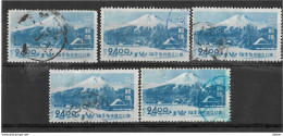 _3L-306: Restje: 5x N° 455: Gestempeld - Used Stamps