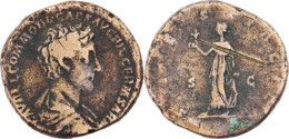 ROME - Sesterce - COMMODE - 175 AD - SPES - Frappé Sous Marc Aurèle - 24.95 G. 31.45 Mm - RARE - 16-110 - La Dinastía Antonina (96 / 192)