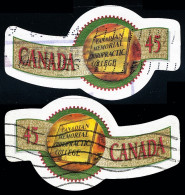 Canada (Scott No.1568-69 - GREETINGS BOOKLET - 2 "Provinces") [o] - Oblitérés