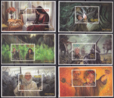 NEW ZEALAND 2023 Lord Of The Rings: King 20th Anniv., LE IMPERFORATE M/S's MNH - Vignettes De Fantaisie