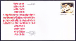 Australia 1979 Blood Donors FDI Prepaid Unused Envelope, Medical - Primo Soccorso