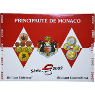 Monaco, Rainier III, Coffret 1c. à 2€, 2002, BU, FDC - Mónaco