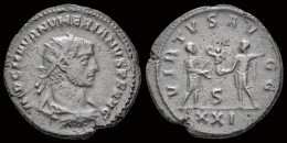 Numerian AE Antoninianus Emperor Receiving Victory On Globe From Jupiter - La Tétrarchie (284 à 307)