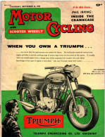 Motor Cycling. Thursday, September 22, 1960. - 1950-Oggi