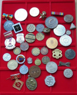 SMALL GROUP / COLLECTION / LOT JETONS MEDALS 40 Pc 390 G  #xx32 007 - Colecciones Y Lotes