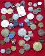 SMALL GROUP / COLLECTION / LOT JETONS MEDALS 45 Pc 338 G  #xx31 028 - Colecciones Y Lotes